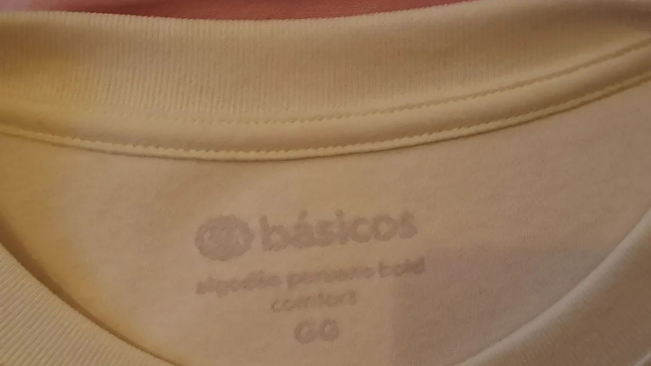 Camiseta algodão peruano off gg  - Foto 2
