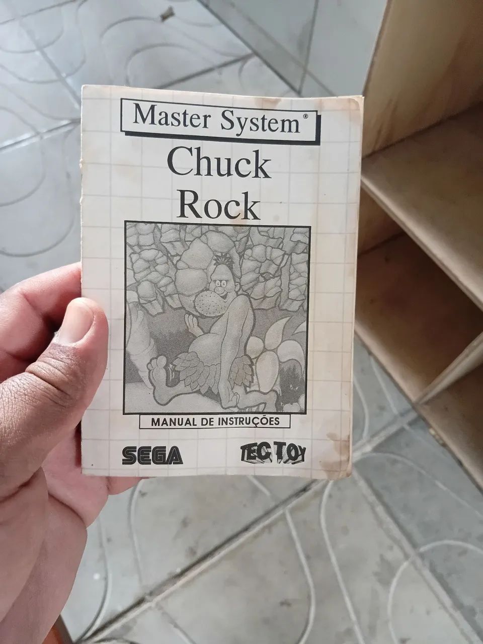Jogo Master System Chuck Rock - Foto 5