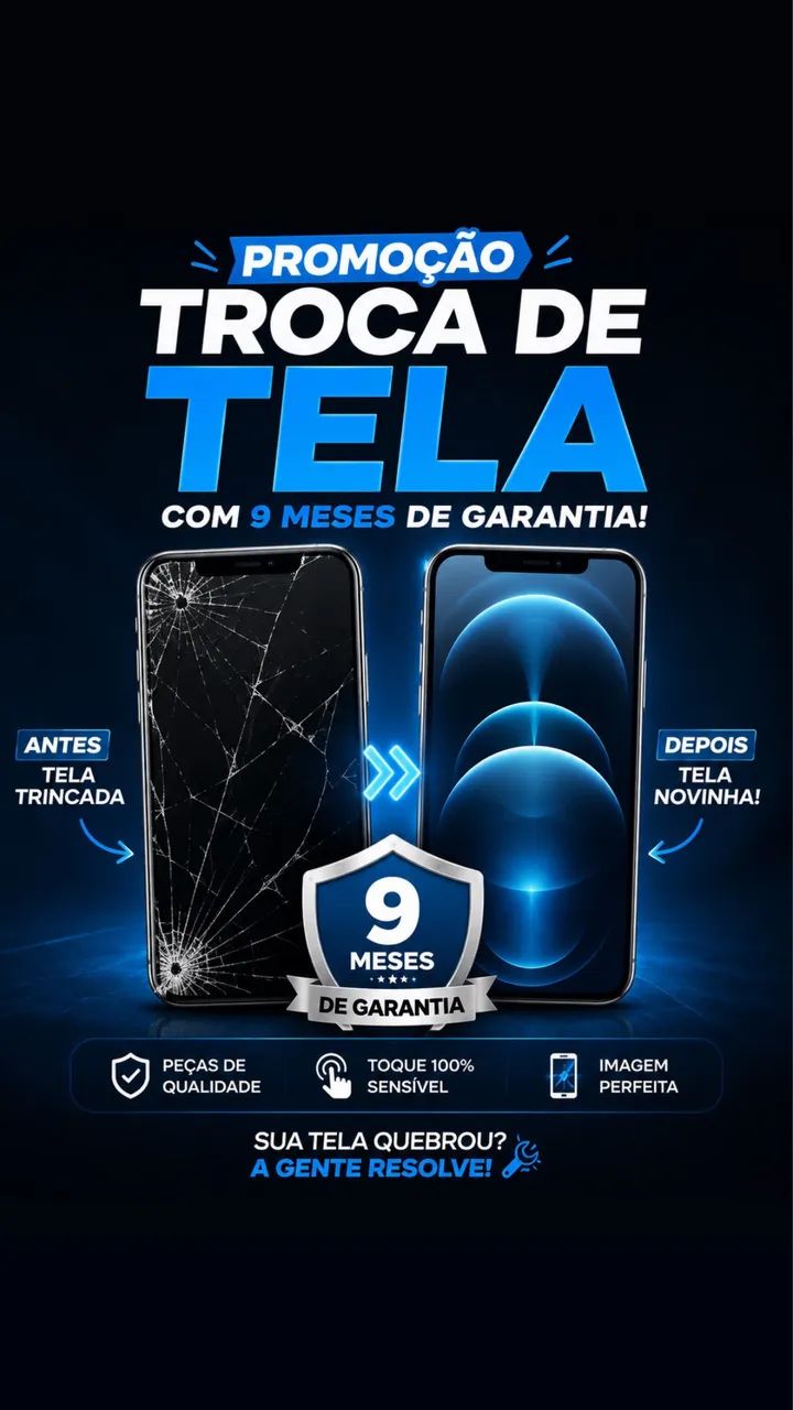 Troca de tela de iPhone