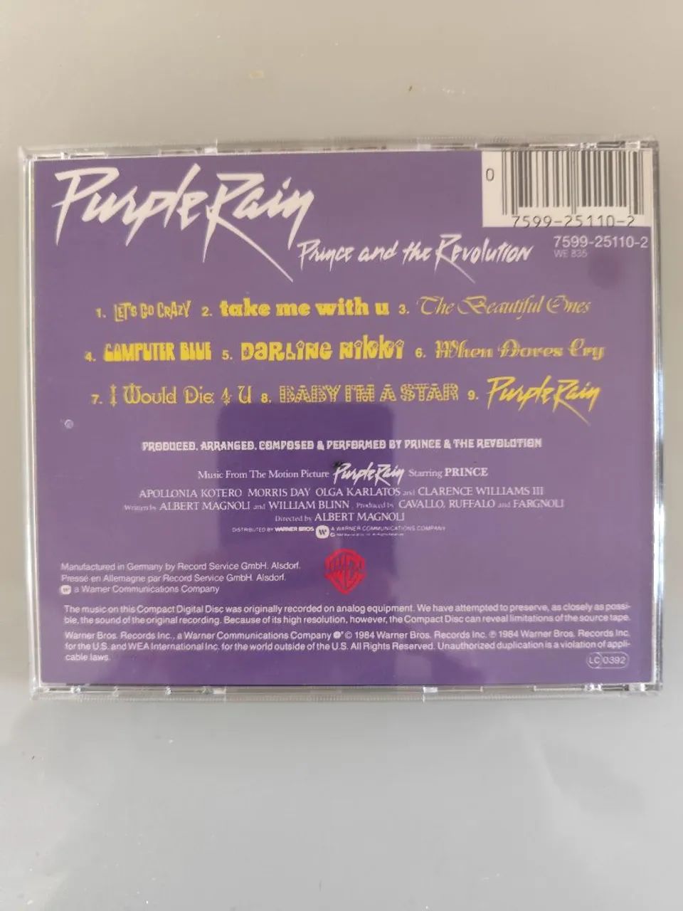 CD: Purple Rain - Prince - Foto 2