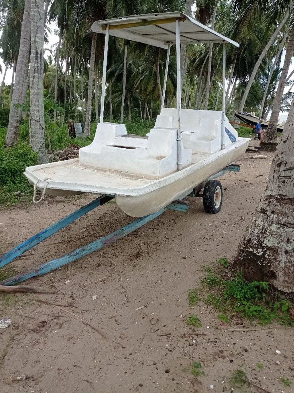 Jangada tipo lancha 