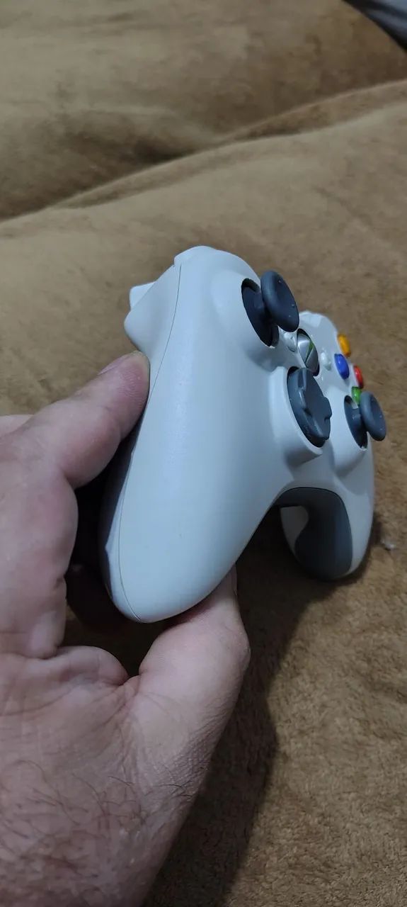 controle de Xbox 360 original branco funcionando  - Foto 2