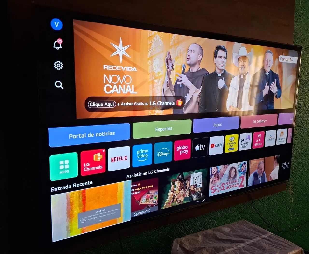 Smart TV LG QNED evo AI 4K QNED85 MiniLED de 65 polegadas - Foto 3