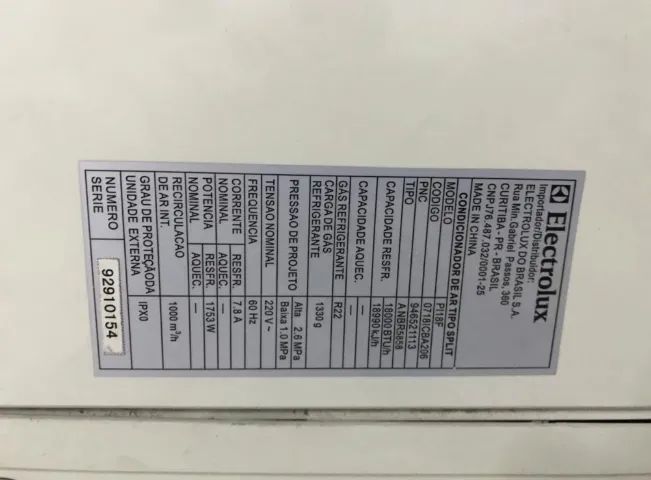 Ar condicionado Eletrolux 18 MIL BTUS  - Foto 2