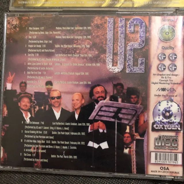 Lote Coleção 4 CDs U2 / Importados Bootleg / Pop Rock Confira - Foto 2