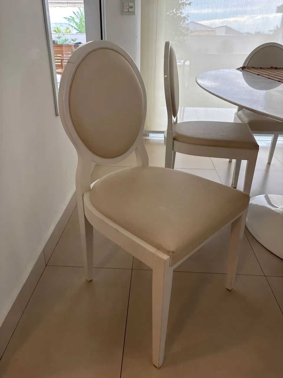Conjunto de 6 cadeiras jantar laca  - Foto 2