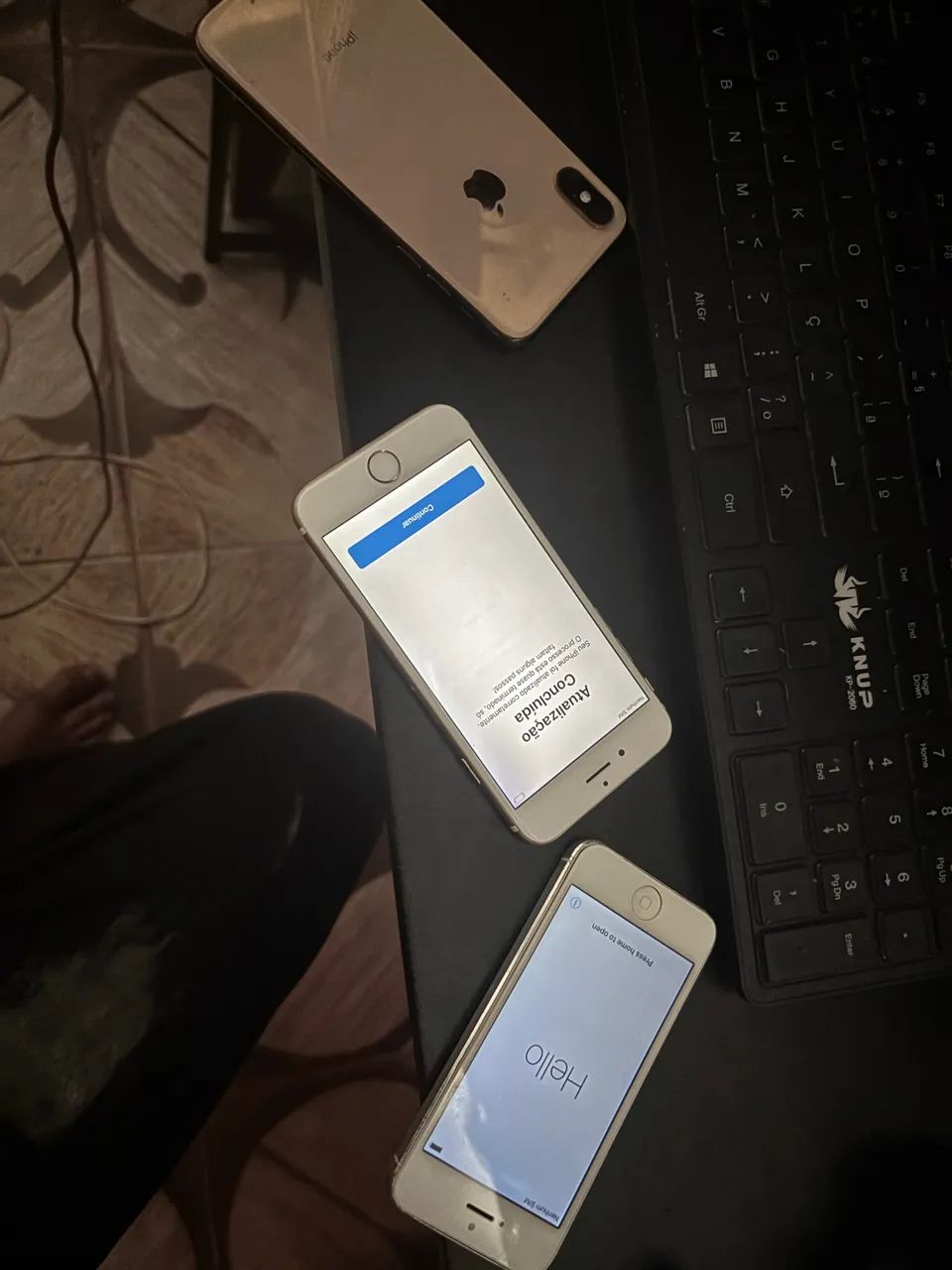 3 iPhone retirada de peça 