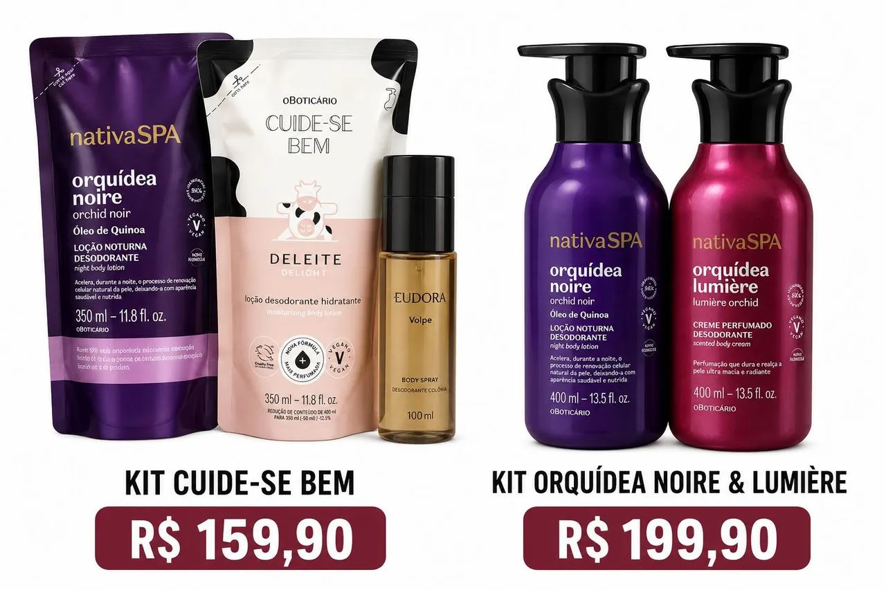 Cremes o Boticário 
