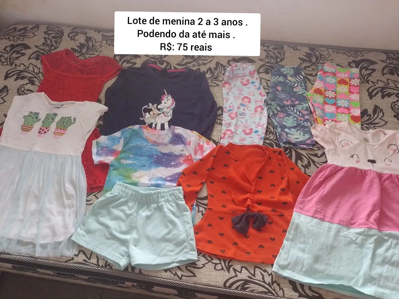 Lote  2 anos. Por 100 