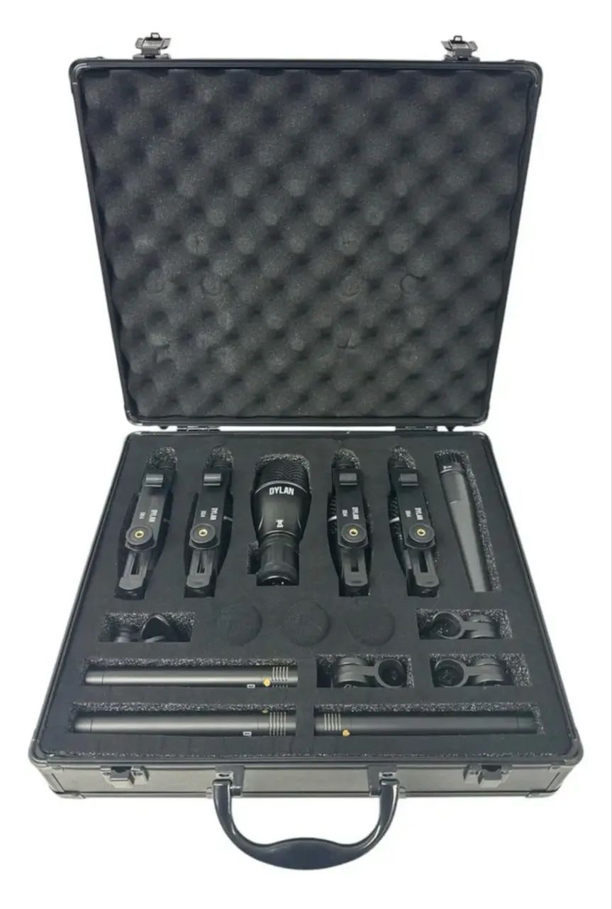 Kit Microfone Bateria Dylan Dd9 Maleta 9 peças  - Foto 4