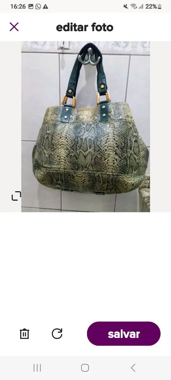 Bolsa grande Cármen stefan piton - Foto 2