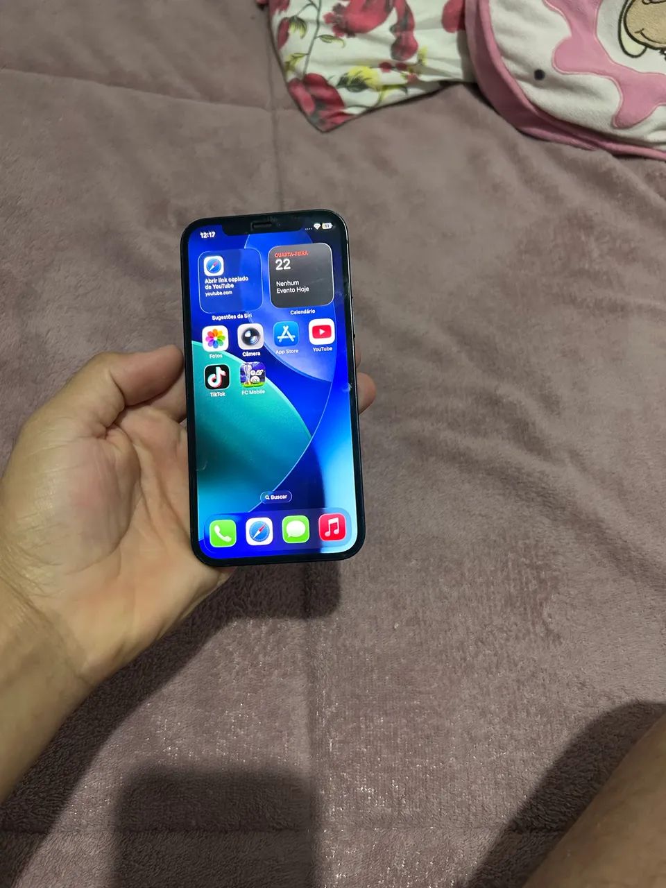 iPhone 12 Nunca aberto  , cabo original e capinha e película  - Foto 4