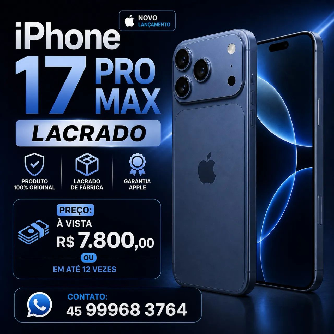 iPhone 17 pro max novo lacrado  - Foto 4