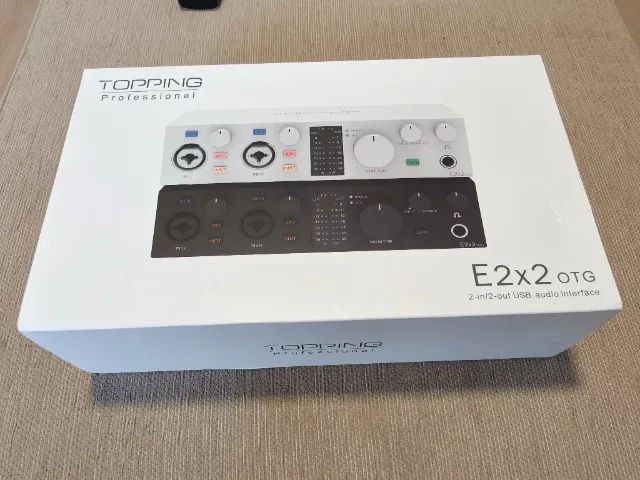 Interface de Áudio Topping E2x2 OTG (Concorrente da Scarlett 2i2) - Foto 2