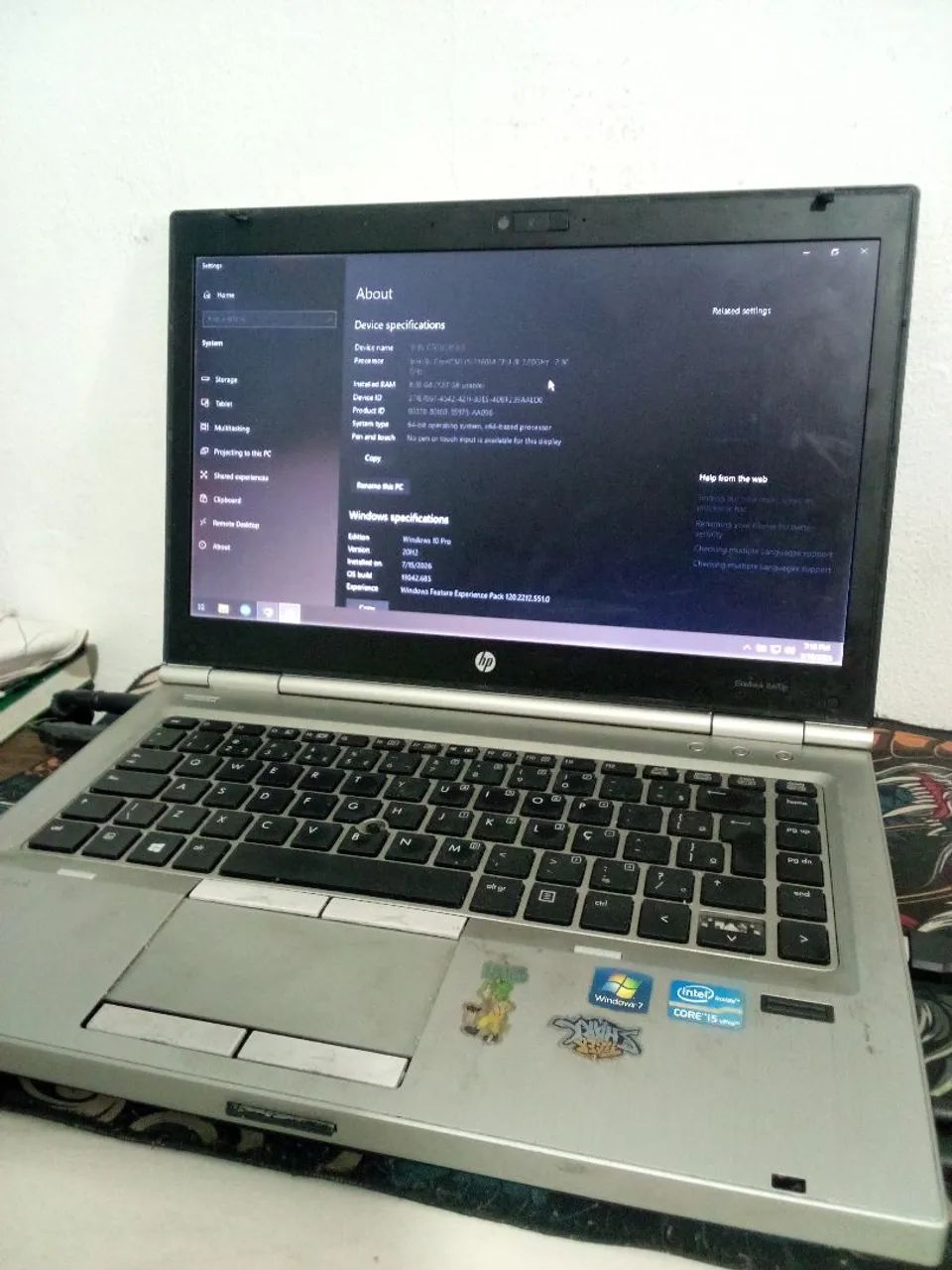 Notebook elitebook 8470p