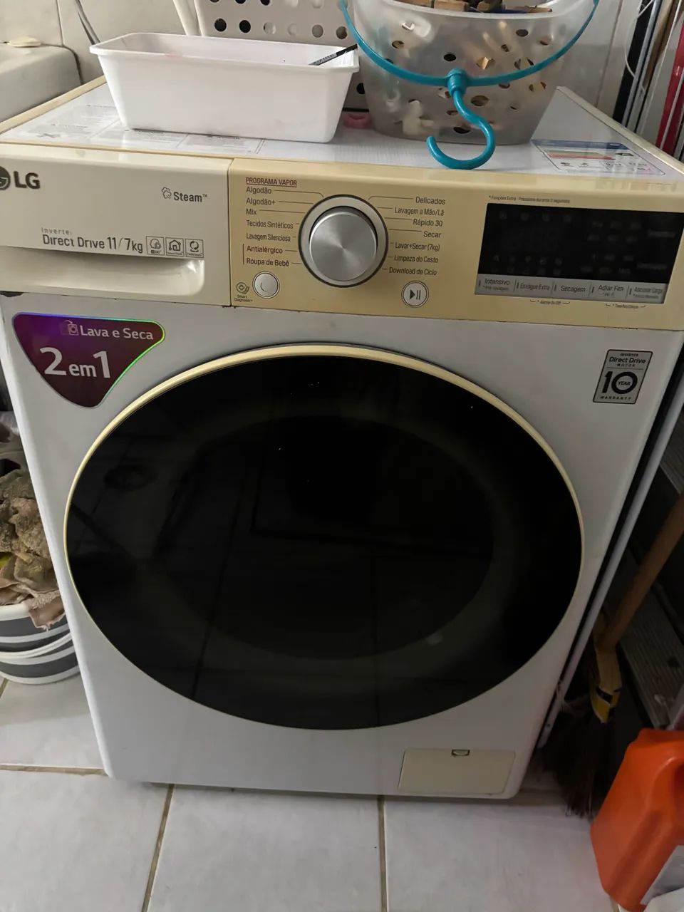 Lava e Seca LG 11kg - com defeito 