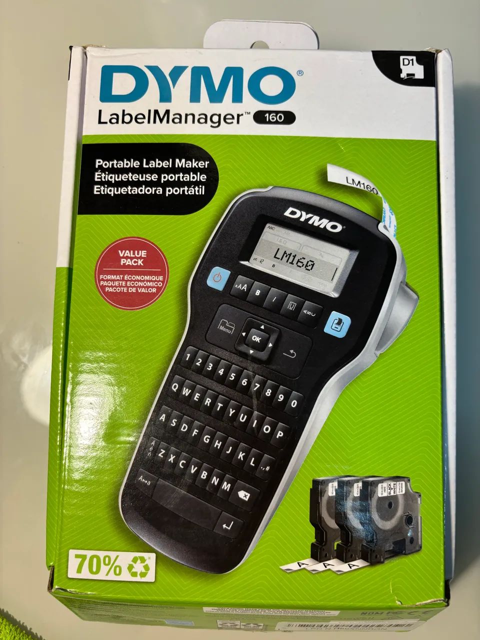 Dymo LabelManager 160 - Nova, comprada nos EUA - Foto 4
