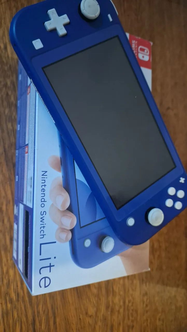 Nintendo Switch Lite Azul + Cartão SSD