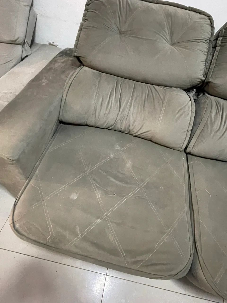 SOFÁ retrátil e reclinável 3 lugares  - Foto 3