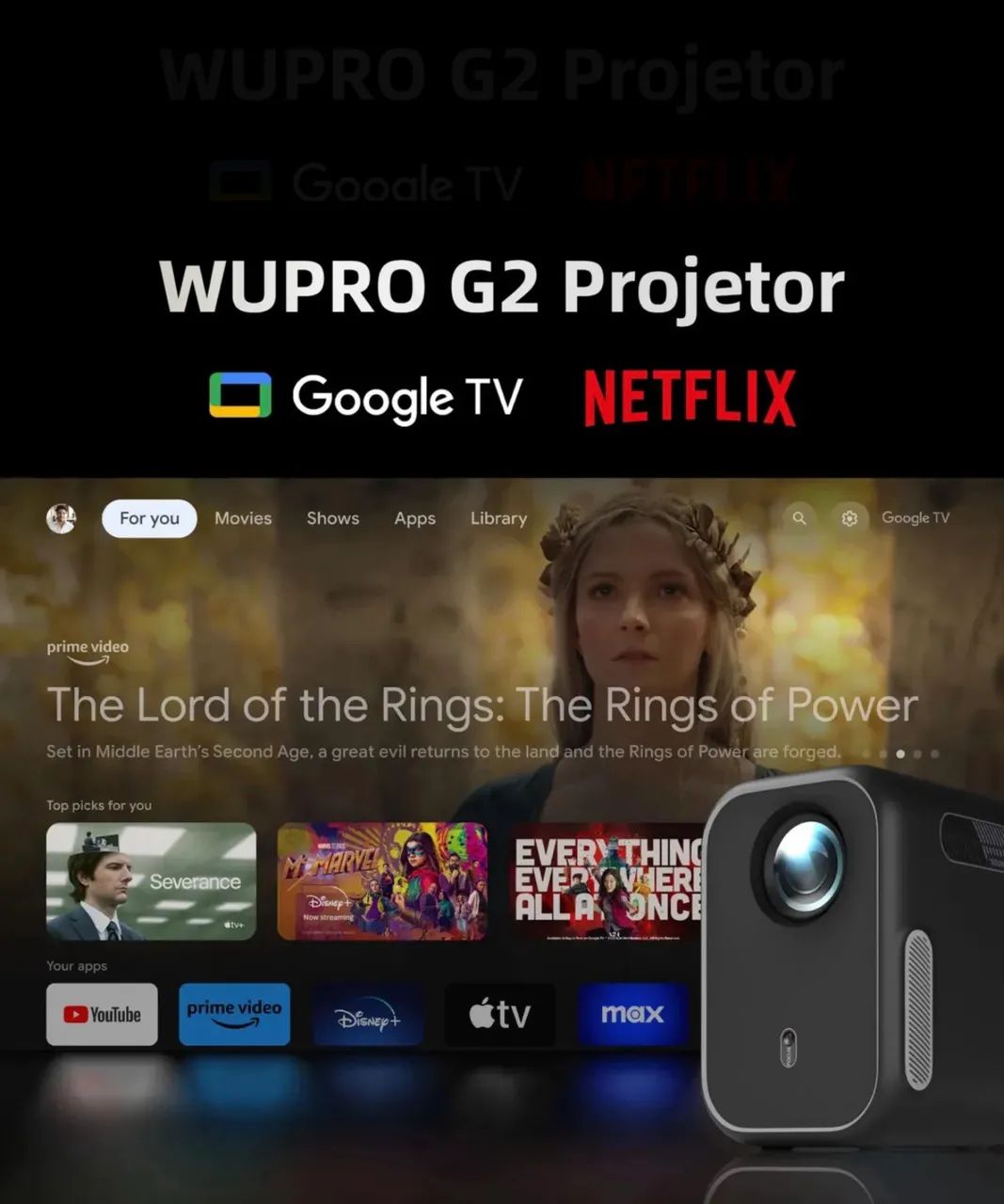 Projetor WuPro G2 - Foto 4