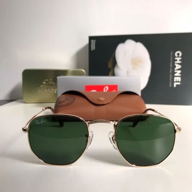 óculos de sol ray ban hexagonal g15 