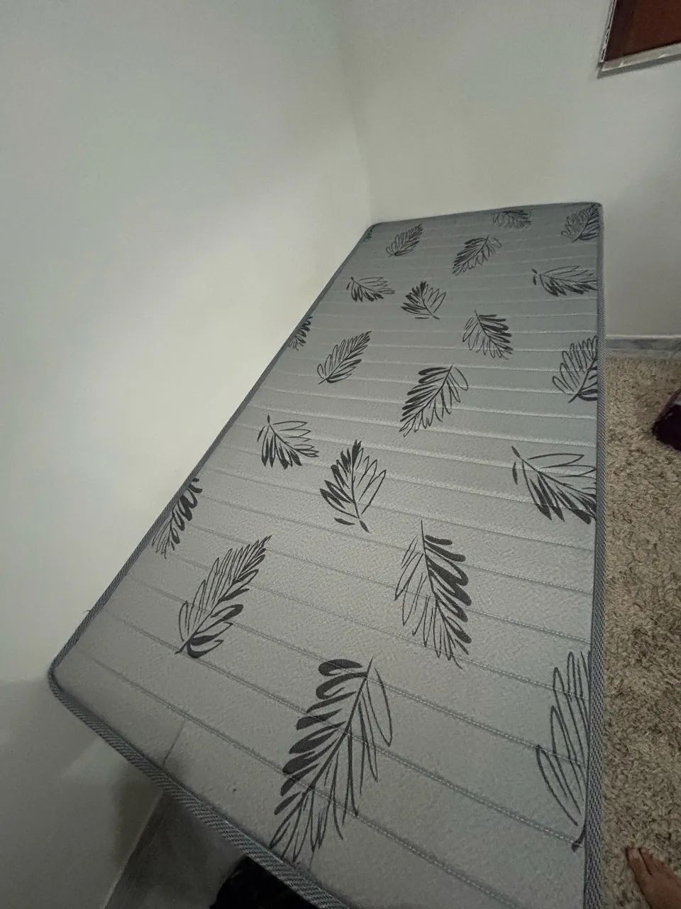 Base cama box solteiro e colchão  - Foto 4