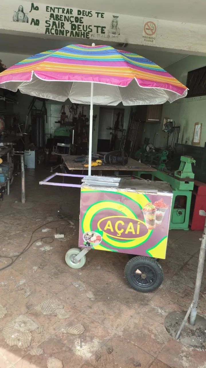 Carrinho de açaí