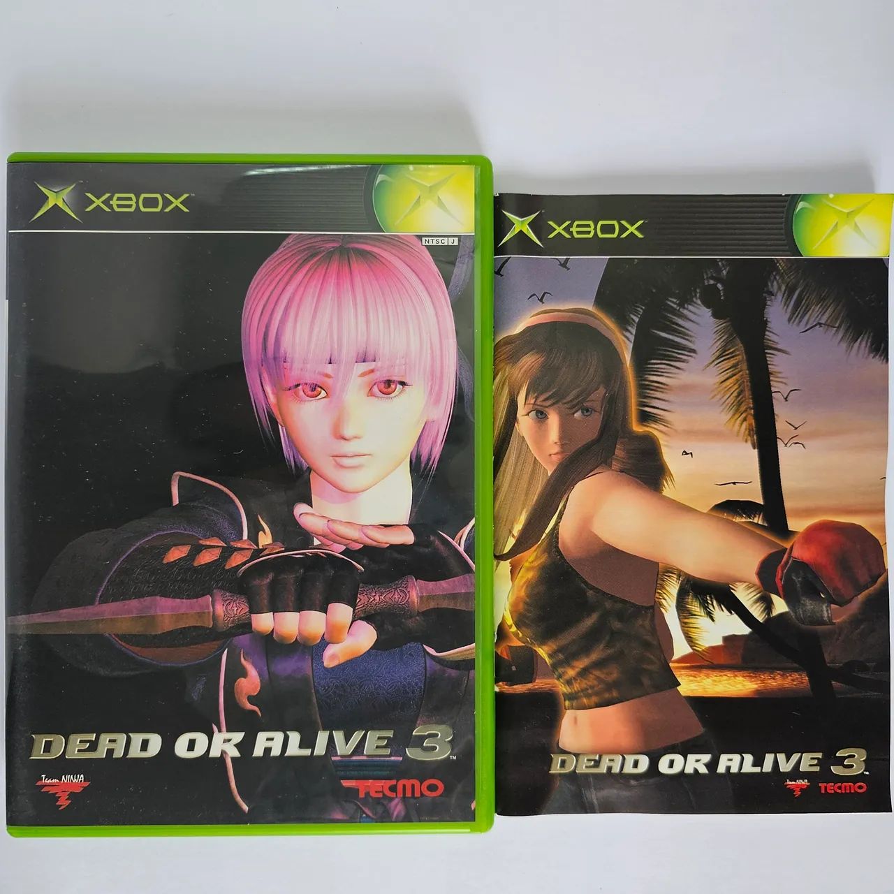 Dead or Alive 3 Xbox Original Japonês Completo em ótimo estado