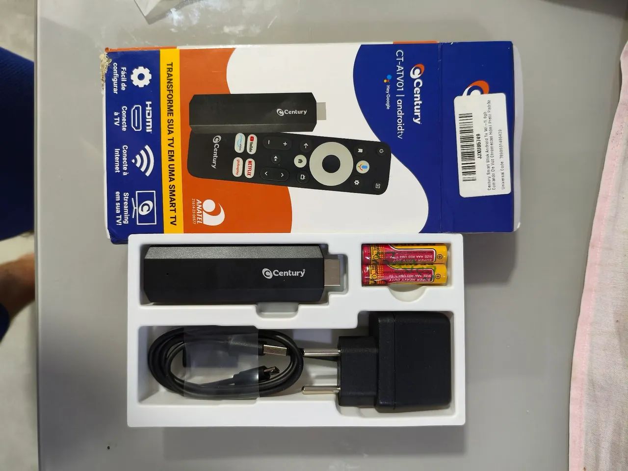 STICK TV CENTURY ORIGINAL HOMOLOGADO PELA ANATEL NOVOS LACRADOS  - Foto 2