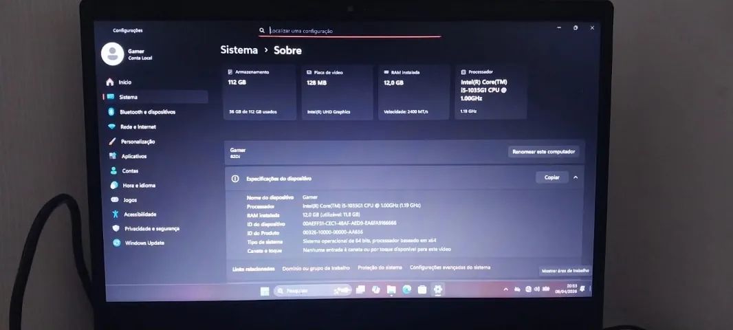 Notebook Lenovo Ideapad S145-82DJ0001BR  - Foto 3