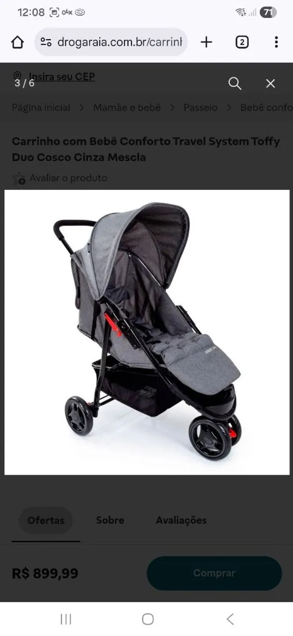 Carrinho com Bebê Conforto