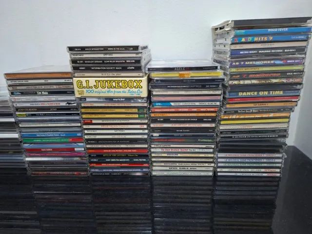 Coleção 106 CDs originais - Rock, Pop, MPB, Jazz, Bossa, Dance