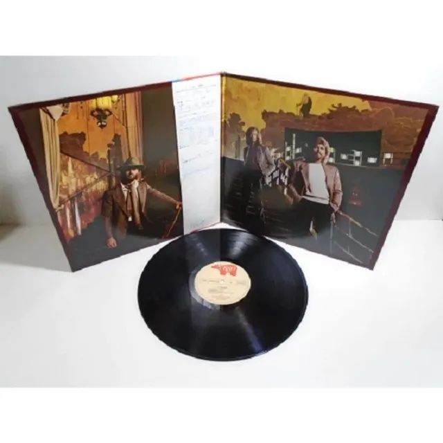 Disco vinil - LP - ano 1981 - Polygram - Living Eyes - Bee Gees - Foto 2
