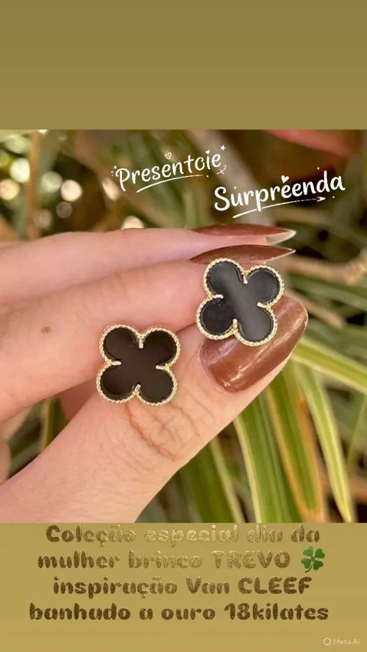 KIT TREVO VIRGÍNIA INSPIRAÇÃO VAN CLEEF  - Foto 4
