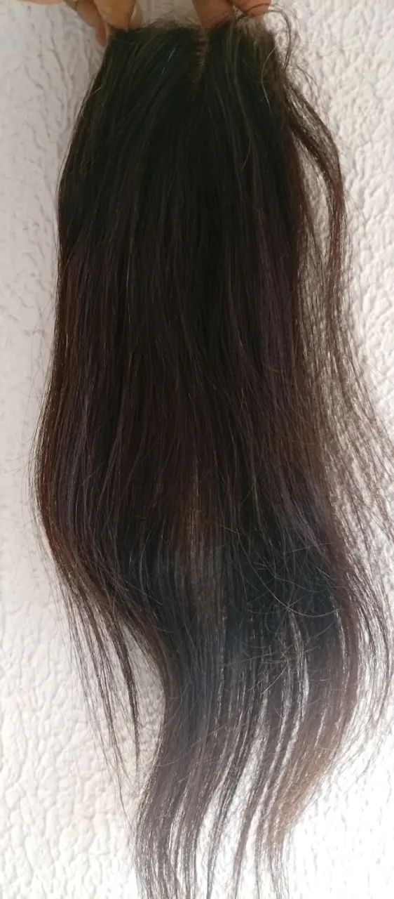 Cabelo humano, topo closure 4x4, mega hair, alongamento, interlaçamento - Foto 4