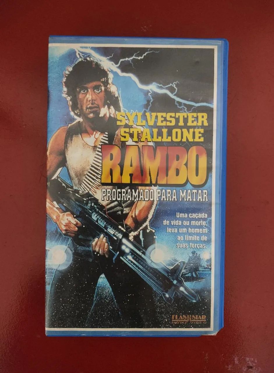 Fita VHS - Rambo - Programado Para Matar - Original