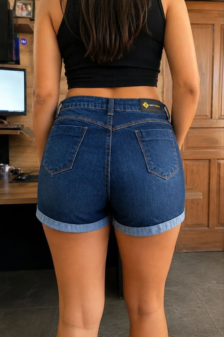 Short jeans feminino  - Foto 2