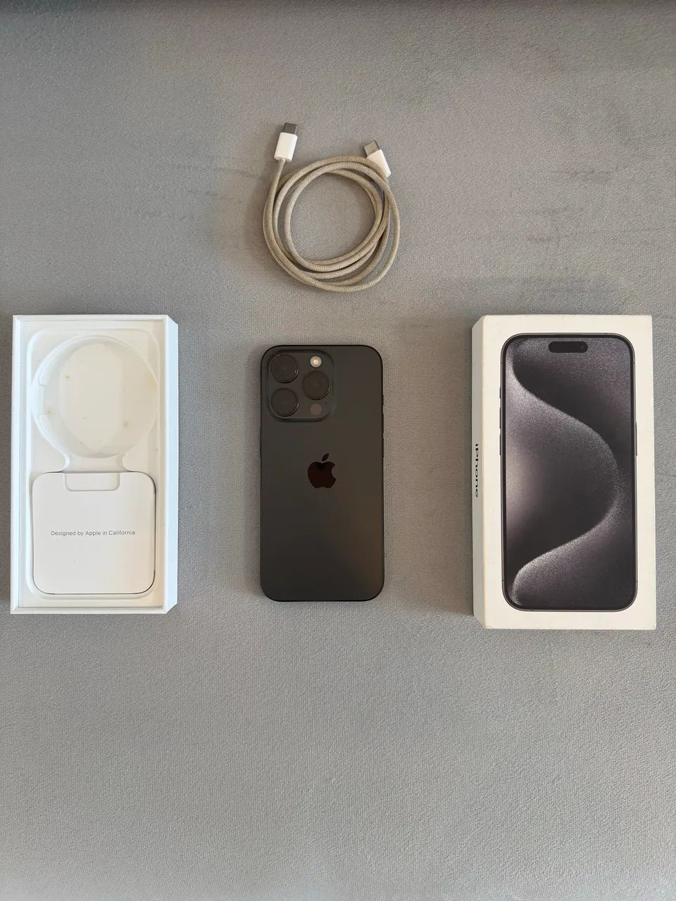 IPHONE 15 PRO PRETO 256GB ZERADO - Celulares e Smartphones