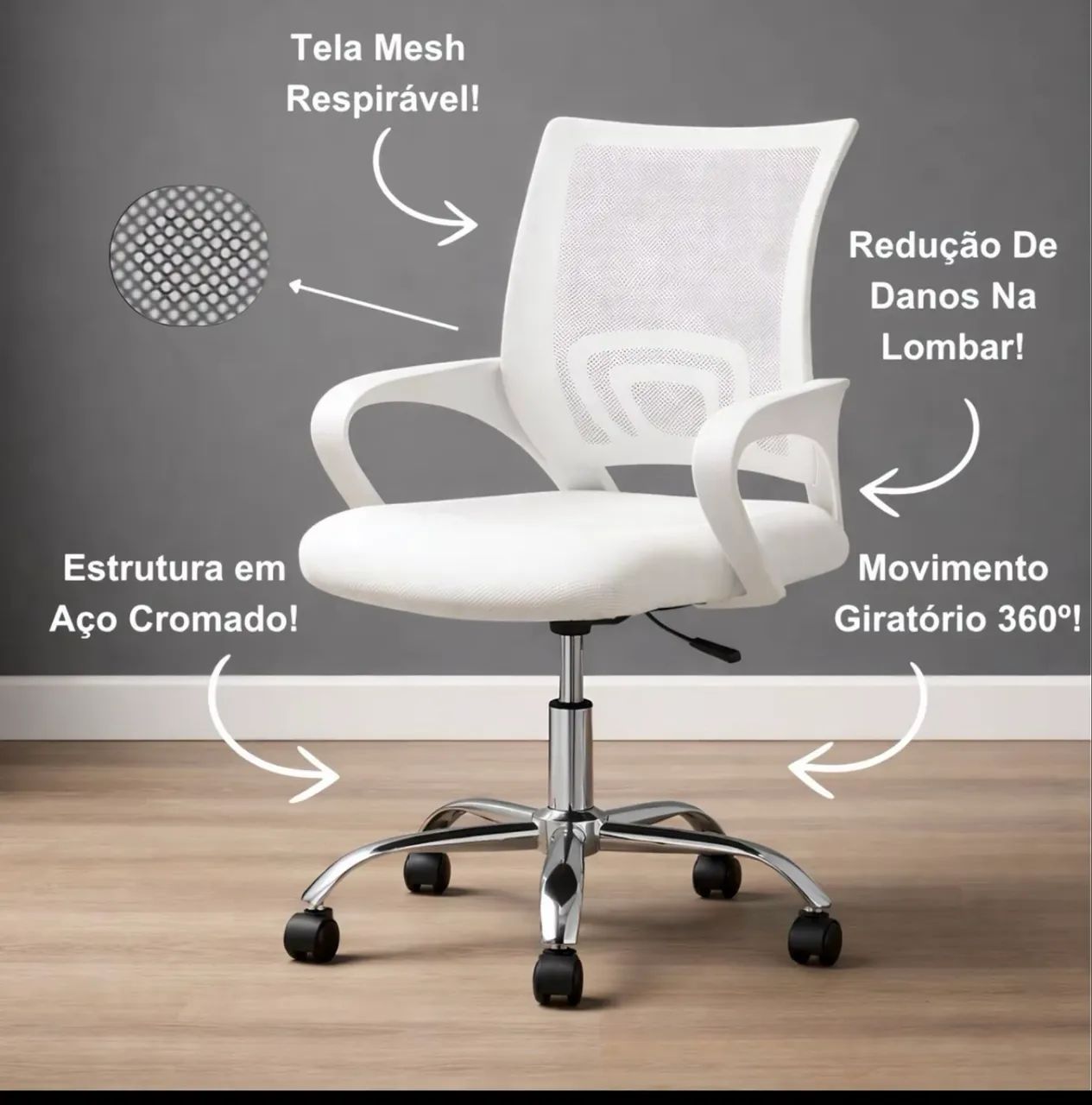 Cadeira De Escritório Ergonômica 