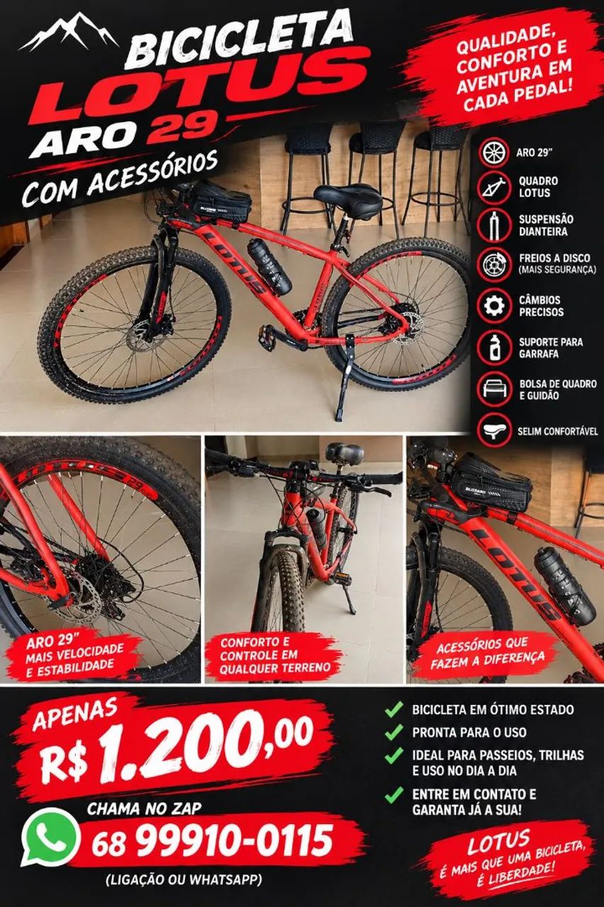 Bicicleta Lotos aro 29