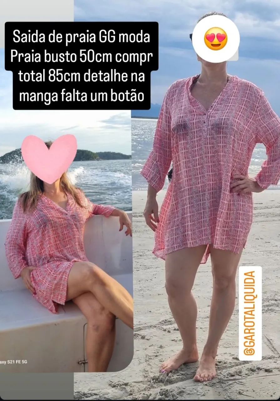 Saída de praia GG belíssima