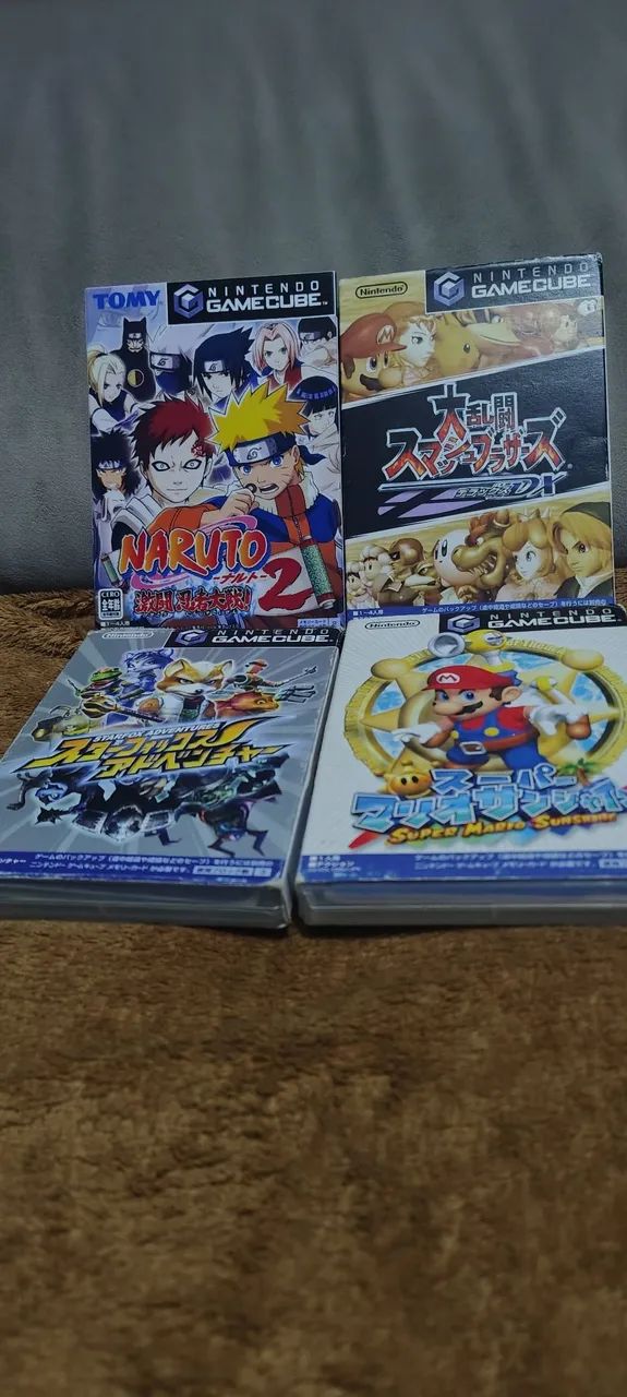 4 jogos game cube originais funcionando perfeitamente 