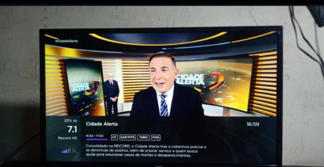 TV Aoc Roku 32 polegadas Smart - Foto 3