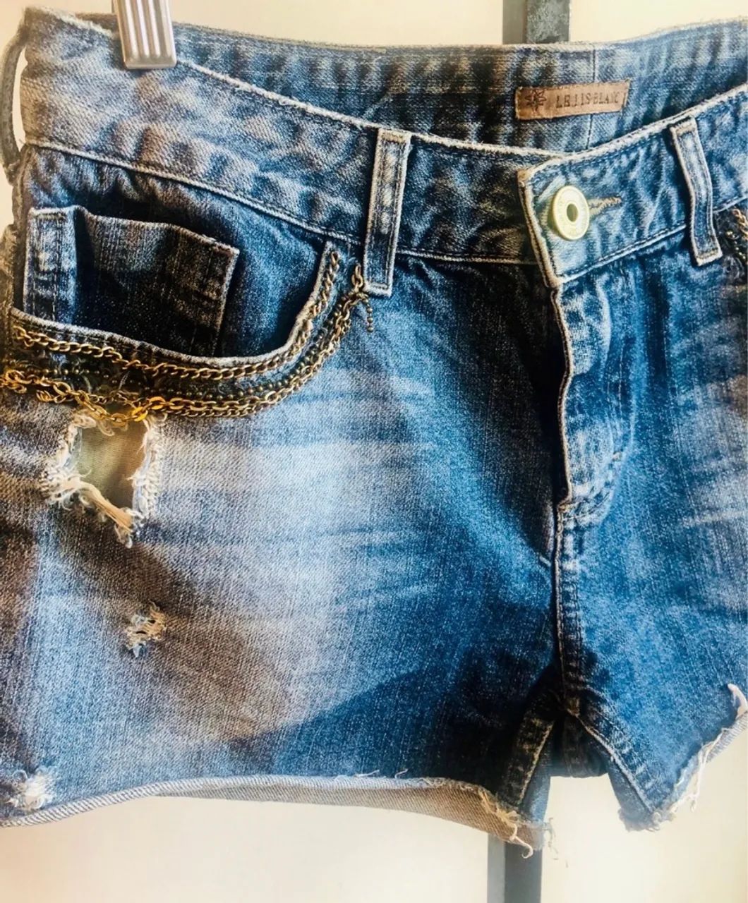 shorts jeans le lis blanc 36 - Foto 2