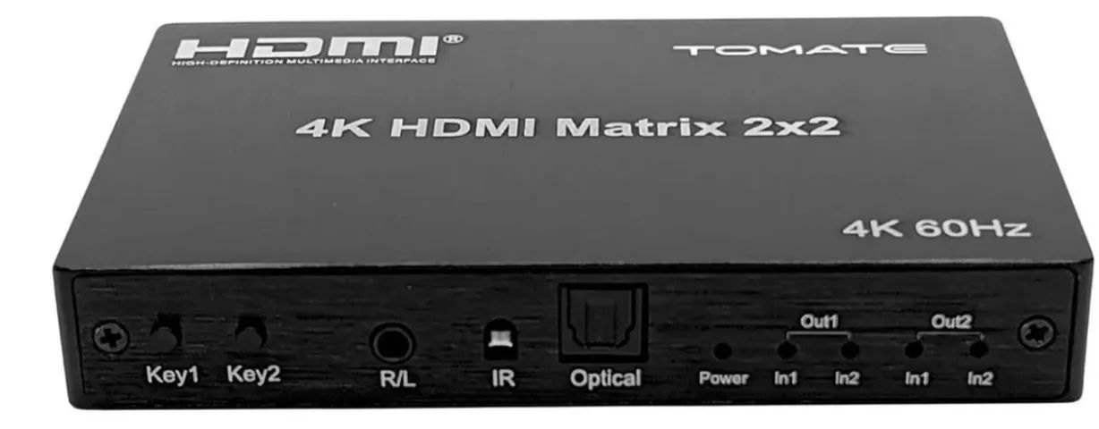 Switch Hdmi Matrix 2x2 Até 2 Aparelhos Simultâneos  - Foto 5