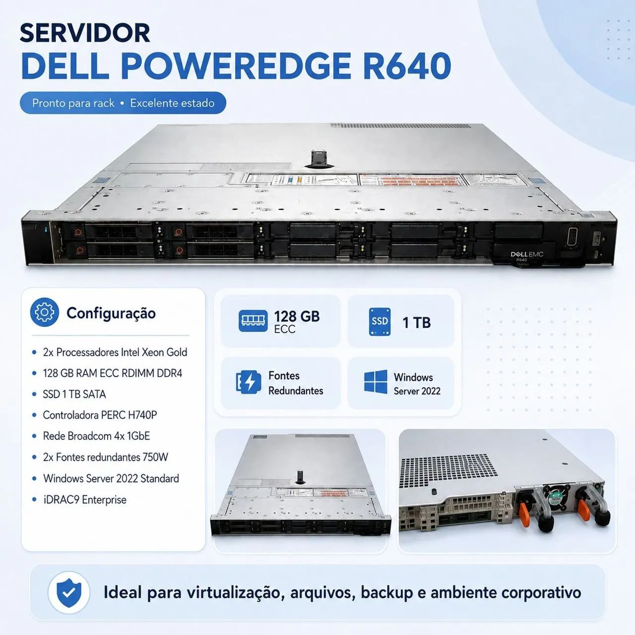 Servidor Dell PowerEdge R640