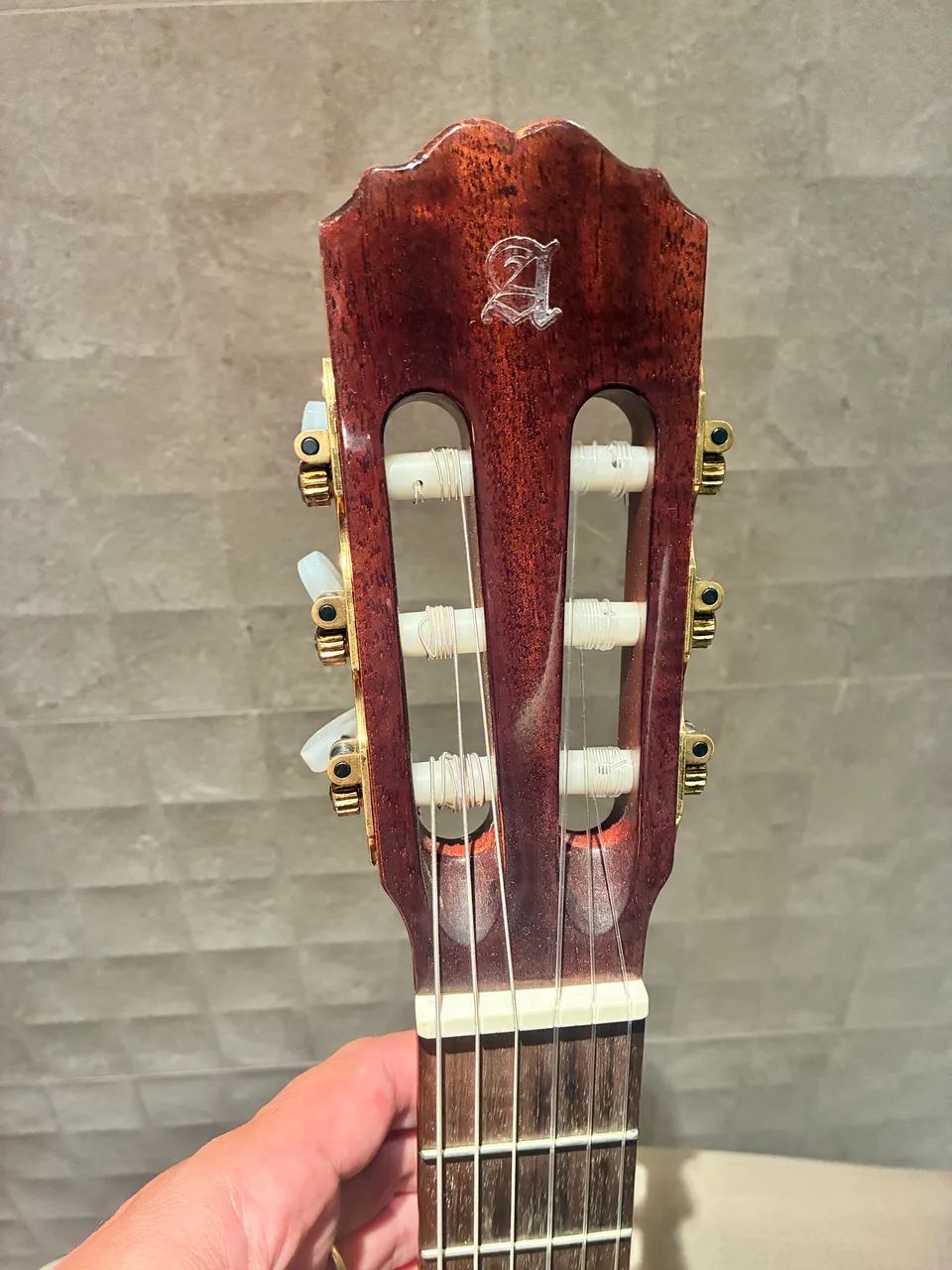 Violão espanhol Alhambra 1C com capa - Foto 2