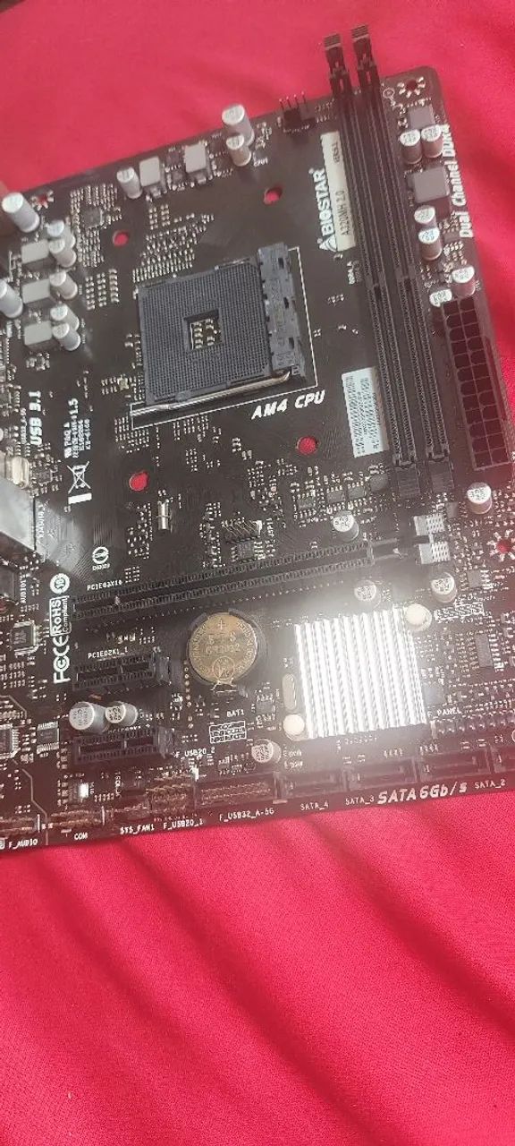 Placa-mãe Biostar AM4 CPU, modelo A320M-2.0 - Foto 3