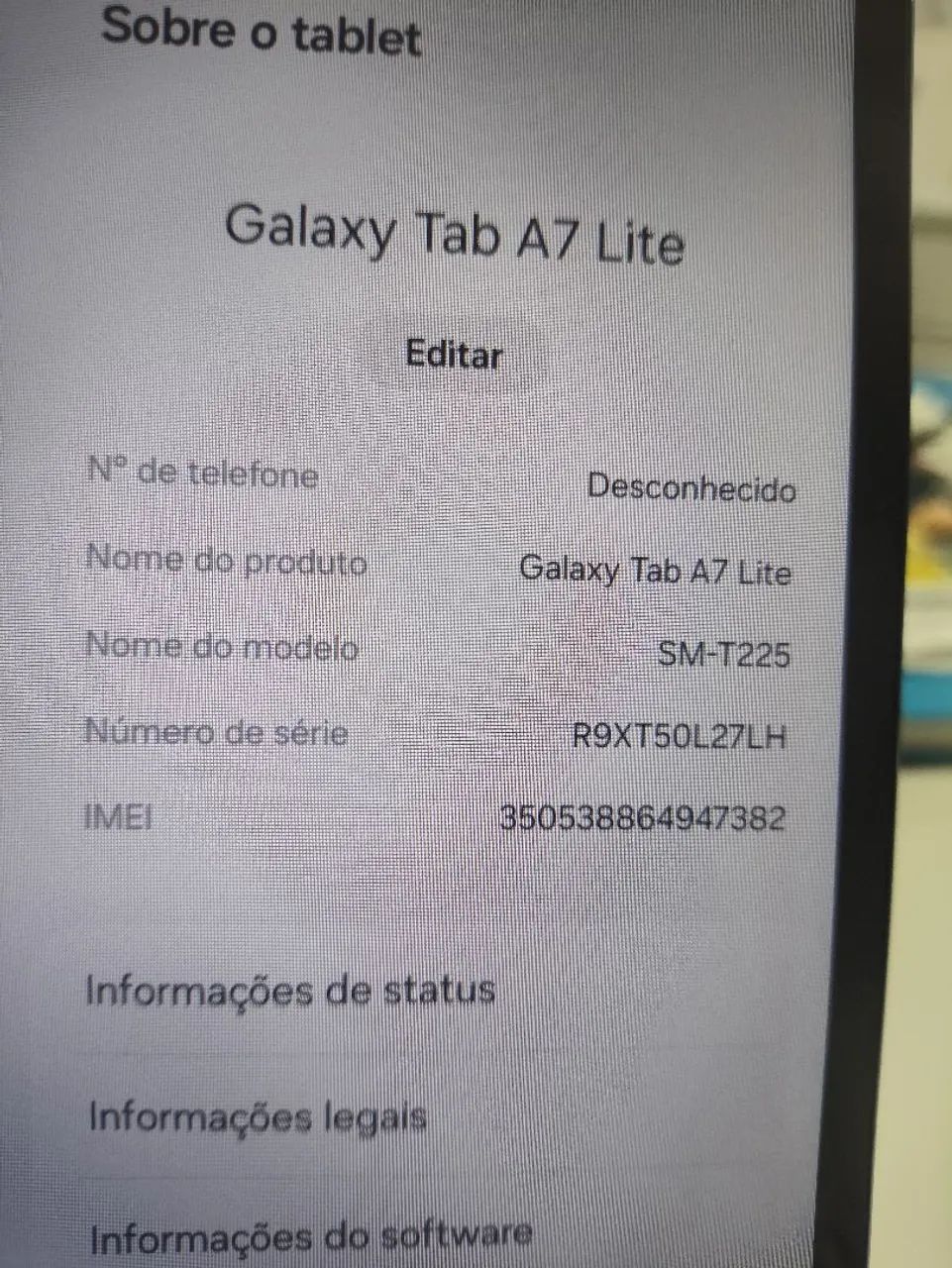 Tablet Samsung A7 lite - ótimo pra estudo e trabalho com aplicativo  - Foto 5