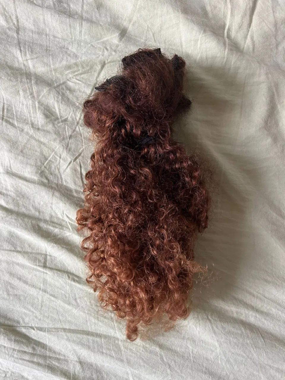 Mega Hair Ruivo Cacheado
